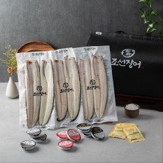 조선장어 국산 자포니카 민물장어 초벌 3kg 손질 후 1500g 내외