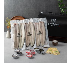 조선장어 국산 자포니카 민물장어 초벌 3kg 손질 후 1500g 내외